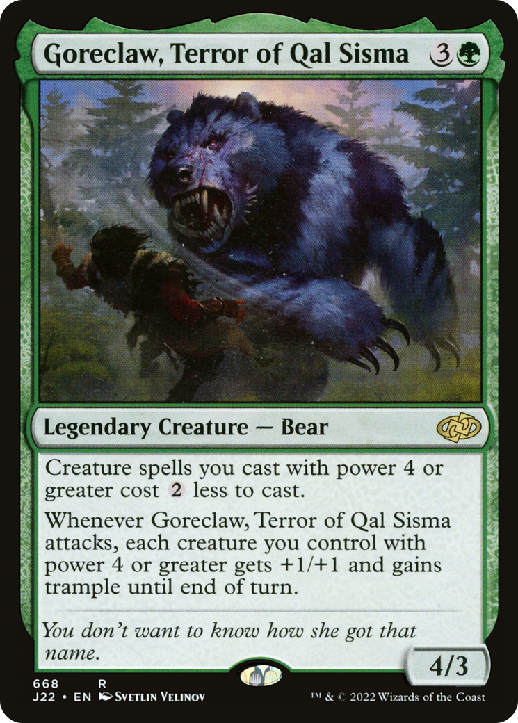 Goreclaw, Terror of Qal Sisma (J22-668) [Jumpstart 2022] MTG Single Wizards of the Coast