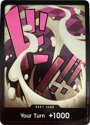 DON!! Card (Katakuri) (Double Pack Set Vol. 7) [A Fist of Divine Speed] Foil One Piece Single Bandai