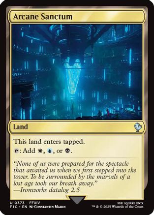 Arcane Sanctum (Surge Foil) (FIC-373) [Commander: FINAL FANTASY] Foil MTG Single Wizards of the Coast