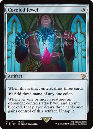 Coveted Jewel (Surge Foil) (FIC-341) [Commander: FINAL FANTASY] Foil MTG Single Wizards of the Coast