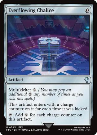 Everflowing Chalice (Surge Foil) (FIC-343) [Commander: FINAL FANTASY] Foil MTG Single Wizards of the Coast