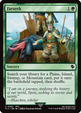 Farseek (Surge Foil) (FIC-302) [Commander: FINAL FANTASY] Foil MTG Single Wizards of the Coast