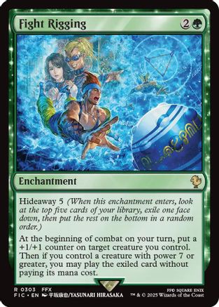 Fight Rigging (Surge Foil) (FIC-303) [Commander: FINAL FANTASY] Foil MTG Single Wizards of the Coast