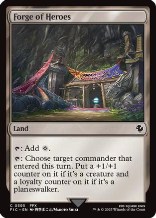 Forge of Heroes (Surge Foil) (FIC-395) [Commander: FINAL FANTASY] Foil MTG Single Wizards of the Coast