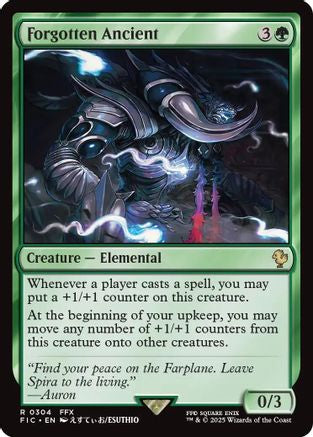 Forgotten Ancient (Surge Foil) (FIC-304) [Commander: FINAL FANTASY] Foil MTG Single Wizards of the Coast
