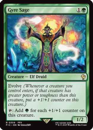 Gyre Sage (Surge Foil) (FIC-306) [Commander: FINAL FANTASY] Foil MTG Single Wizards of the Coast