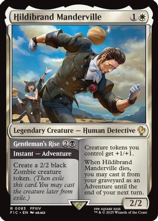 Hildibrand Manderville (Surge Foil) (FIC-083) [Commander: FINAL FANTASY] Foil MTG Single Wizards of the Coast