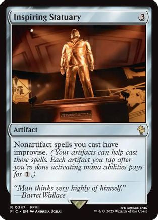 Inspiring Statuary (Surge Foil) (FIC-347) [Commander: FINAL FANTASY] Foil MTG Single Wizards of the Coast