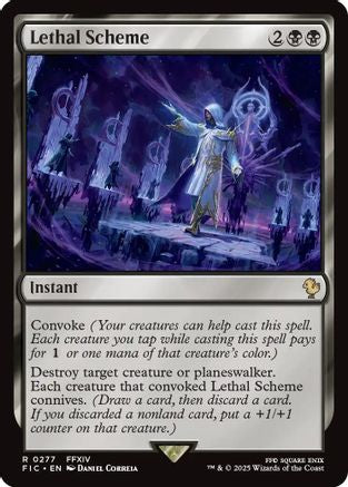 Lethal Scheme (Surge Foil) (FIC-277) [Commander: FINAL FANTASY] Foil MTG Single Wizards of the Coast