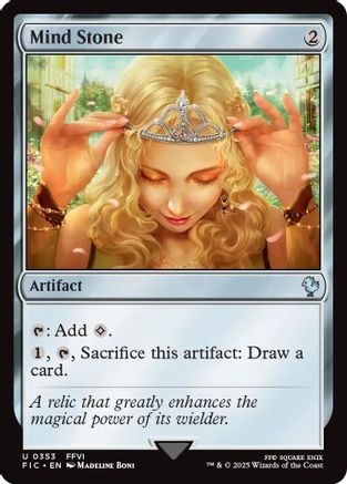 Mind Stone (Surge Foil) (FIC-353) [Commander: FINAL FANTASY] Foil MTG Single Wizards of the Coast
