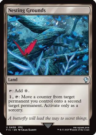 Nesting Grounds (Surge Foil) (FIC-408) [Commander: FINAL FANTASY] Foil MTG Single Wizards of the Coast