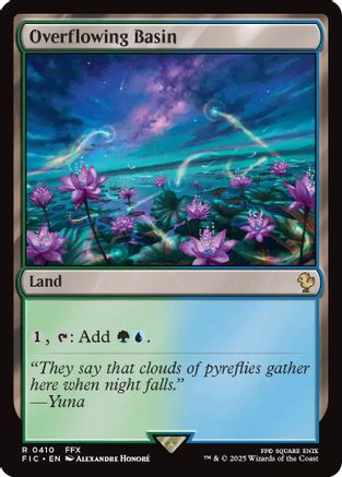 Overflowing Basin (Surge Foil) (FIC-410) [Commander: FINAL FANTASY] Foil MTG Single Wizards of the Coast