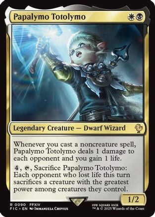 Papalymo Totolymo (Surge Foil) (FIC-090) [Commander: FINAL FANTASY] Foil MTG Single Wizards of the Coast