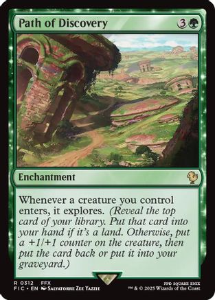 Path of Discovery (Surge Foil) (FIC-312) [Commander: FINAL FANTASY] Foil MTG Single Wizards of the Coast