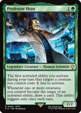 Professor Hojo (Surge Foil) (FIC-069) [Commander: FINAL FANTASY] Foil MTG Single Wizards of the Coast