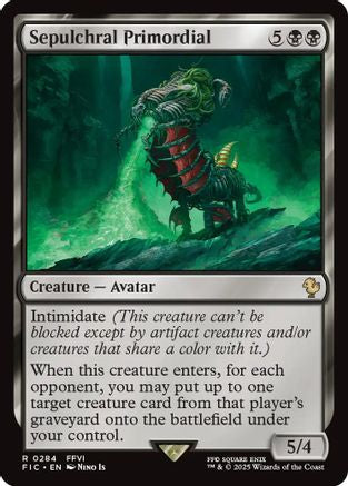 Sepulchral Primordial (Surge Foil) (FIC-284) [Commander: FINAL FANTASY] Foil MTG Single Wizards of the Coast