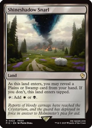 Shineshadow Snarl (Surge Foil) (FIC-422) [Commander: FINAL FANTASY] Foil MTG Single Wizards of the Coast