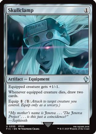 Skullclamp (Surge Foil) (FIC-355) [Commander: FINAL FANTASY] Foil MTG Single Wizards of the Coast