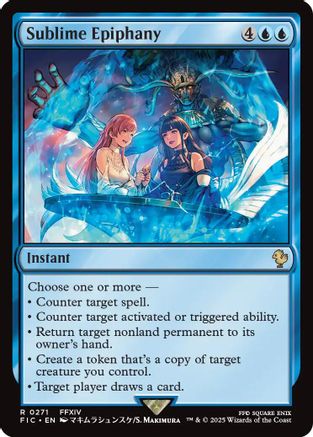 Sublime Epiphany (Surge Foil) (FIC-271) [Commander: FINAL FANTASY] Foil MTG Single Wizards of the Coast