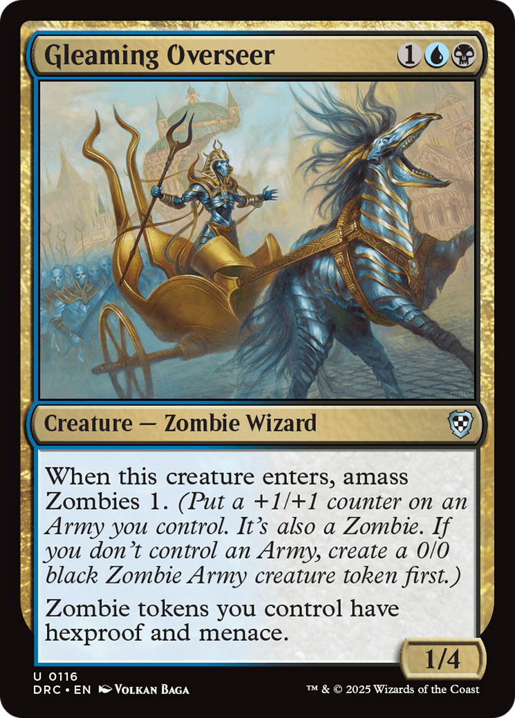 Gleaming Overseer (DRC-116) [Commander: Aetherdrift] MTG Single Wizards of the Coast