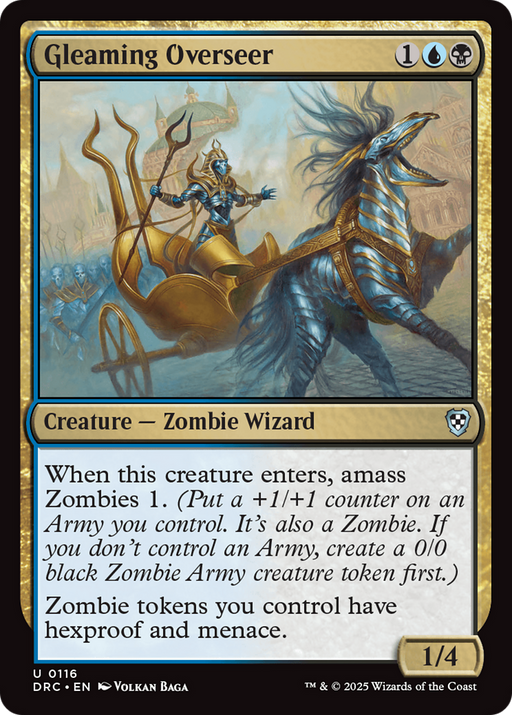 Gleaming Overseer (DRC-116) [Commander: Aetherdrift] MTG Single Wizards of the Coast