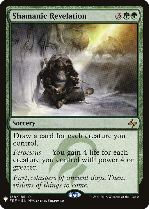 Shamanic Revelation (LIST-138) [Mystery Booster] The List MTG Single Wizards of the Coast