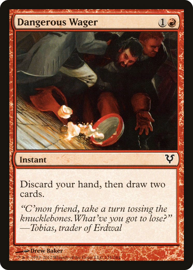 Dangerous Wager (AVR-131) [Avacyn Restored] MTG Single Wizards of the Coast
