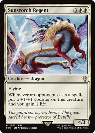 Sunscorch Regent (Surge Foil) (FIC-255) [Commander: FINAL FANTASY] Foil MTG Single Wizards of the Coast