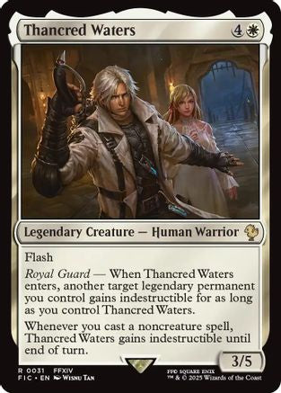 Thancred Waters (Surge Foil) (FIC-031) [Commander: FINAL FANTASY] Foil MTG Single Wizards of the Coast