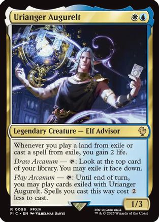 Urianger Augurelt (Surge Foil) (FIC-096) [Commander: FINAL FANTASY] Foil MTG Single Wizards of the Coast