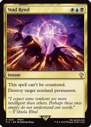 Void Rend (Surge Foil) (FIC-331) [Commander: FINAL FANTASY] Foil MTG Single Wizards of the Coast