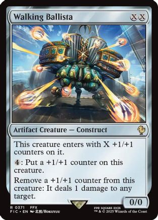 Walking Ballista (Surge Foil) (FIC-371) [Commander: FINAL FANTASY] Foil MTG Single Wizards of the Coast