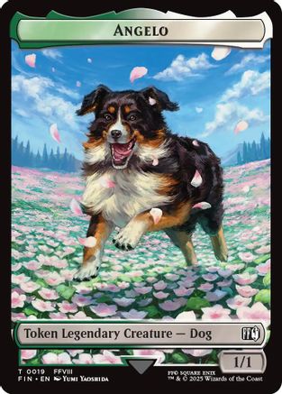 Angelo // Darkstar Double-Sided Token (FIN-19 // 20) [FINAL FANTASY] MTG Single Wizards of the Coast