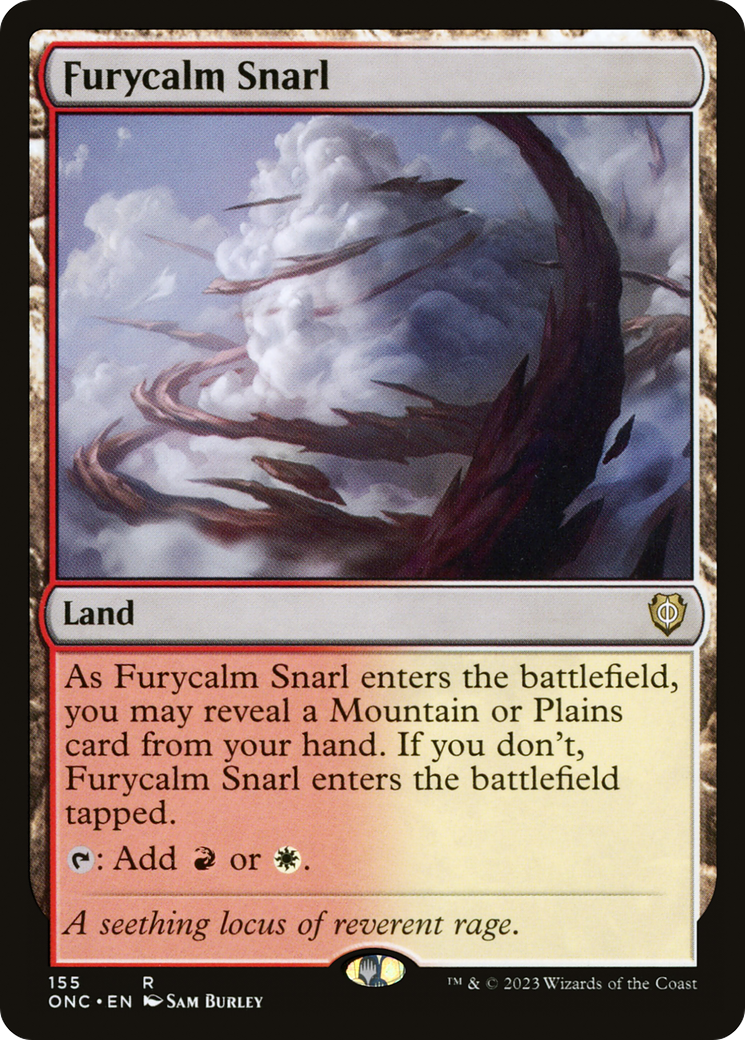 Furycalm Snarl (ONC-155) [Phyrexia: All Will Be One Commander] MTG Single Wizards of the Coast