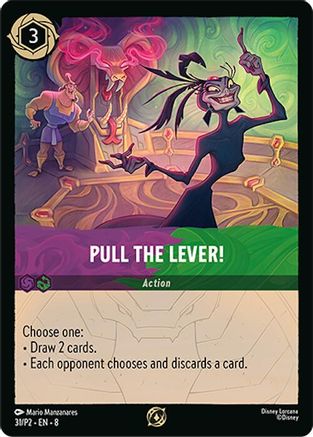 Pull the Lever! (31/P2) [Disney Lorcana Promo Cards] Cold Foil Lorcana Single Disney