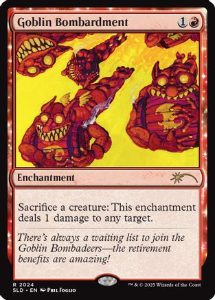 Goblin Bombardment (2024) (SLD-2024) [Secret Lair] Drop Series MTG Single Wizards of the Coast
