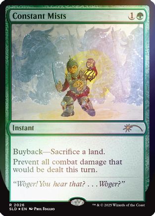 Constant Mists (2026) (Rainbow Foil) (SLD-2026) [Secret Lair] Drop Series Foil MTG Single Wizards of the Coast