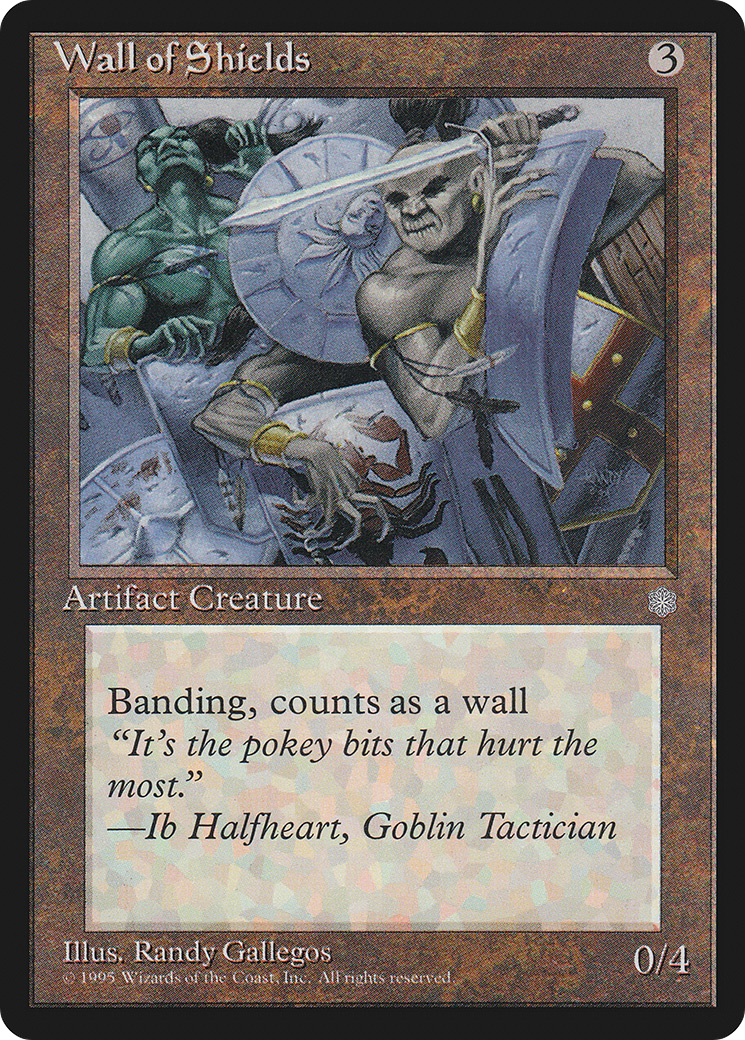 Wall of Shields (ICE-) [Ice Age] MTG Single Wizards of the Coast