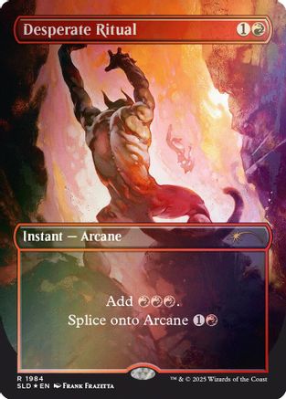 Desperate Ritual (1984) (Rainbow Foil) (SLD-1984) [Secret Lair] Drop Series Foil MTG Single Wizards of the Coast