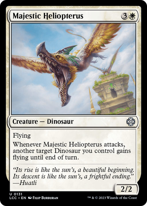 Majestic Heliopterus (LCC-131) [The Lost Caverns of Ixalan Commander] MTG Single Wizards of the Coast