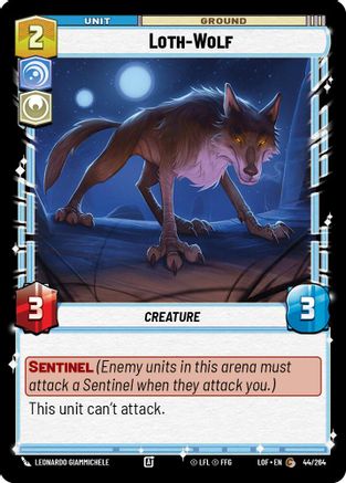 Loth-Wolf (044/264) [Legends of the Force] Star Wars: Unlimited Single Disney