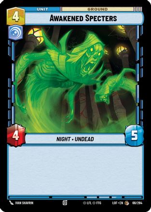 Awakened Specters (066/264) [Legends of the Force] Star Wars: Unlimited Single Disney