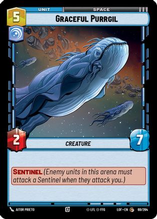 Graceful Purrgil (069/264) [Legends of the Force] Star Wars: Unlimited Single Disney