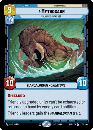 Mythosaur - Folklore Awakened (073/264) [Legends of the Force] Star Wars: Unlimited Single Disney