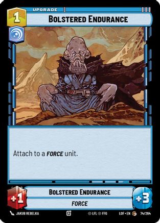 Bolstered Endurance (074/264) [Legends of the Force] Star Wars: Unlimited Single Disney