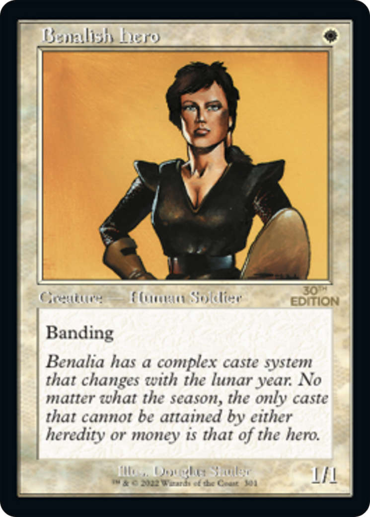 Benalish Hero (30A-301) [30th Anniversary Edition] MTG Single Wizards of the Coast