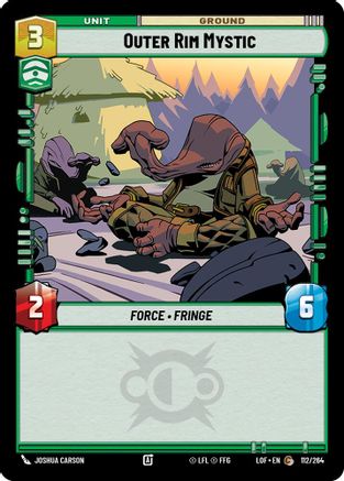 Outer Rim Mystic (112/264) [Legends of the Force] Star Wars: Unlimited Single Disney