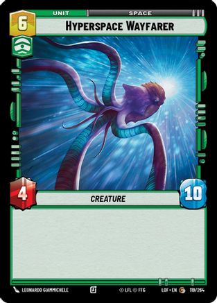 Hyperspace Wayfarer (119/264) [Legends of the Force] Star Wars: Unlimited Single Disney