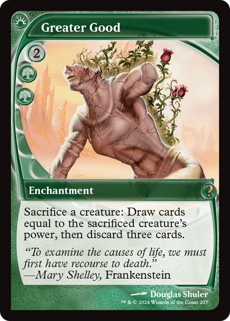 Greater Good (Future Sight) (MB2-207) [Mystery Booster] Mystery Booster 2 Foil MTG Single Wizards of the Coast