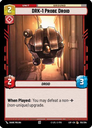 DRK-1 Probe Droid (155/264) [Legends of the Force] Star Wars: Unlimited Single Disney